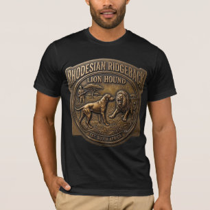 Camiseta Arte del Lebrel León Rhodesiano