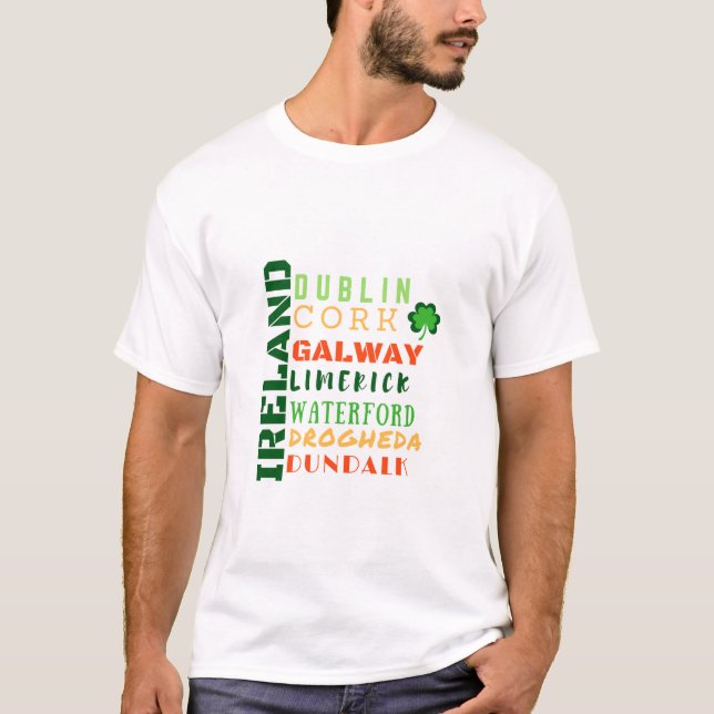 CAMISETA ARTE DEL METRO DE IRLANDA (Anverso)
