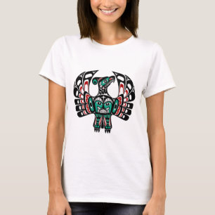 Camiseta Arte del noroeste Thunderbird del Haida de la