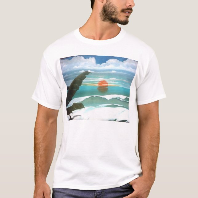 Camiseta arte del océano (Anverso)