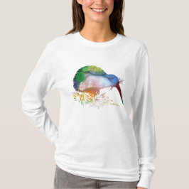 Camiseta Arte del pájaro del kiwi