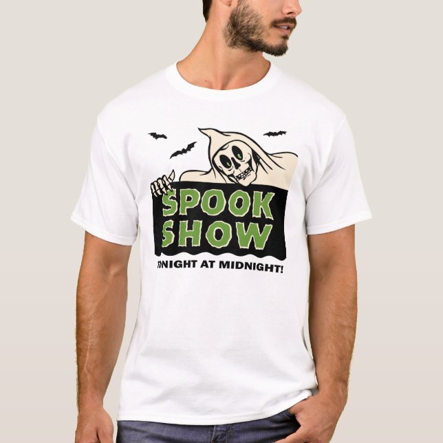 Camiseta arte del poster de la demostración del espectro (Anverso)