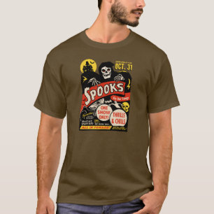 Camiseta arte del poster de la demostración del espectro d