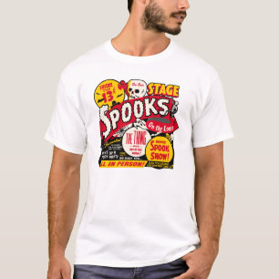 Camiseta Arte del poster de Spookshow - espectros en el