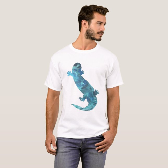 Camiseta Arte del Salamander de Hellbender (Anverso completo)