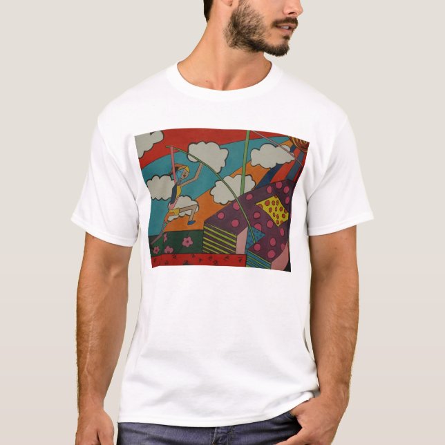 Camiseta arte del salto con pértiga (Anverso)