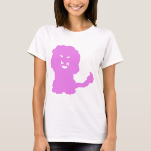 Camiseta Arte del símbolo zodiacal del León Rosa
