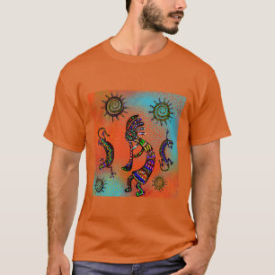 CAMISETA ARTE DEL SUROESTE DE KOKOPELLI