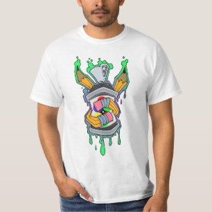 CAMISETA ARTE DEL TREN DE LA ESCUELA DEL LÁPIZ 2012 DE LA