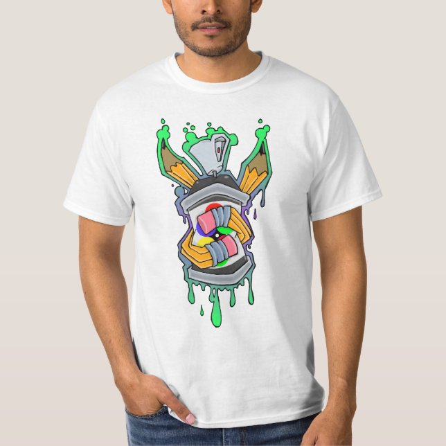 CAMISETA ARTE DEL TREN DE LA ESCUELA DEL LÁPIZ 2012 DE LA (Anverso)