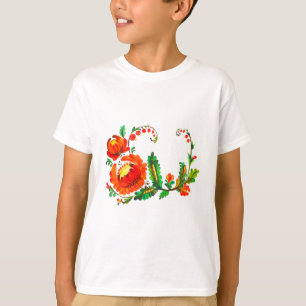 Camiseta Arte del ucraniano de Petrykivka