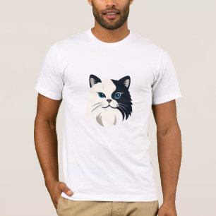 Camiseta Arte del vector del gato Animal ciudad gráfica urb