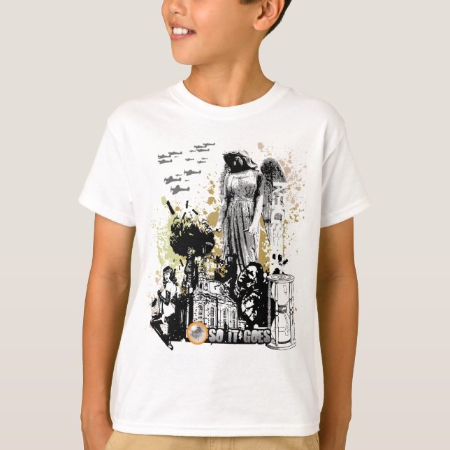 Camiseta Arte del vector del matadero cinco (Anverso)