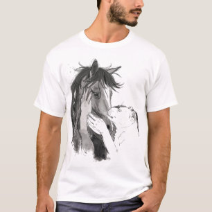 Camiseta Arte del Vínculo entre Humanos y Animales