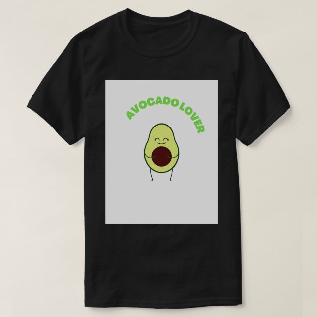 Camiseta Arte digital Aguacate (Diseño del anverso)