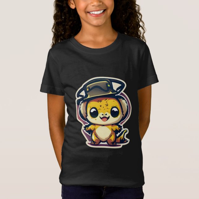 Camiseta Arte digital de Pikachu (Anverso)