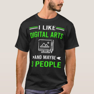 Camiseta Arte digital Green 3 People