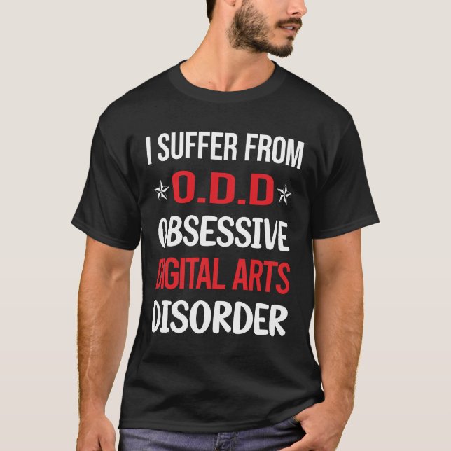 Camiseta Arte digital obsesivo (Anverso)