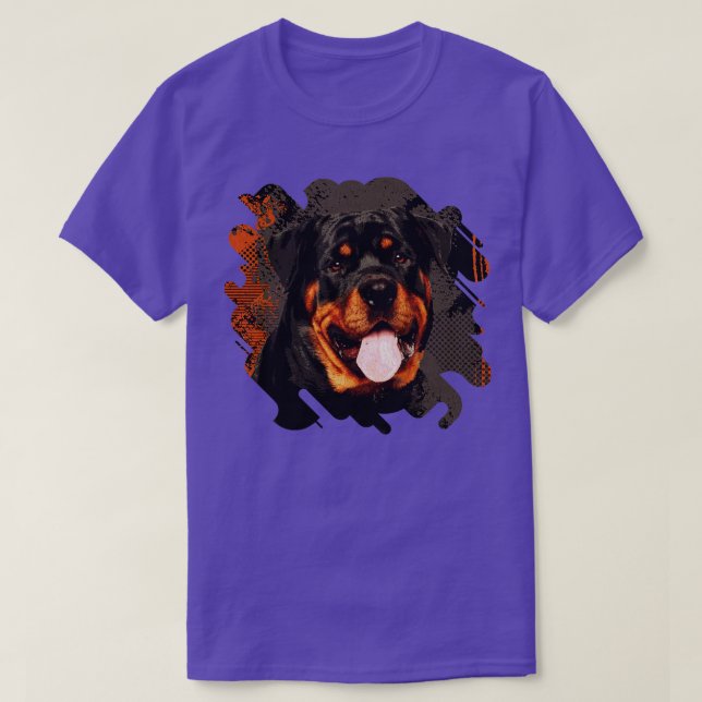 Camiseta Arte digital Rottweiler Metzgerhund (Diseño del anverso)