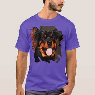 Camiseta Arte digital Rottweiler Metzgerhund