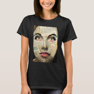 Camiseta Arte digital único de arte artístico   Resumen de 