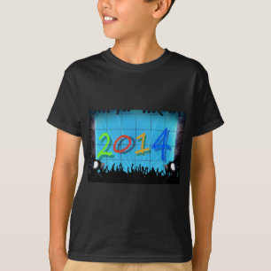 Camiseta Arte divertido colorido de Office City Fiesta 2014