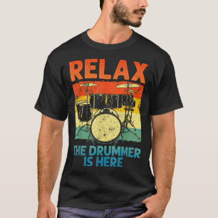 Camiseta Arte divertido de batería para hombres y mujeres D