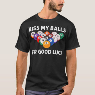 Camiseta Arte Divertido de Billar para Hombres y Chicos Ama