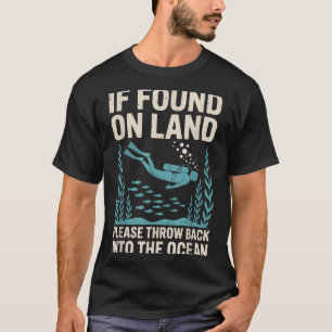 Camiseta Arte divertido de buceo para hombres y mujeres buz