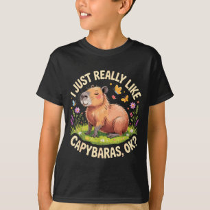 Camiseta Arte Divertido de Carpincho para Hombres Mujeres N