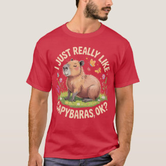 Camiseta Arte Divertido de Carpincho para Hombres Mujeres N