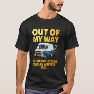 Camiseta Arte Divertido de Cartero para Hombres Mujeres Tra