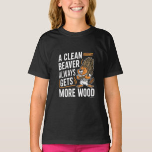 Camiseta Arte divertido de castor con juego de palabras sob