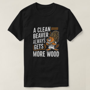 Camiseta Arte divertido de castor con juego de palabras sob