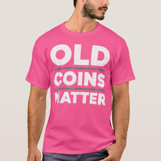Camiseta Arte divertido de coleccionismo de monedas para co