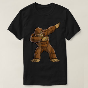 Camiseta Arte divertido de criptid Bigfoot haciendo dab