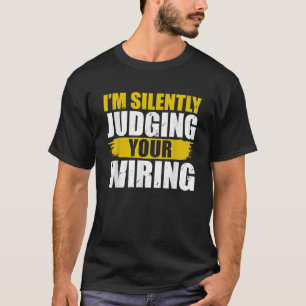 Camiseta Arte Divertido de Electricista para Hombres Mujere