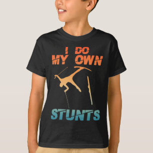 Camiseta Arte divertido de esquí de montaña nórdico para ho