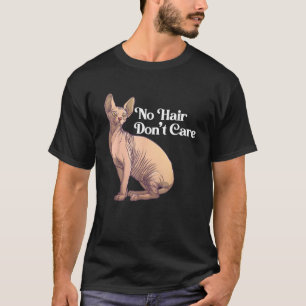 Camiseta Arte divertido de gato Sphynx para hombres y mujer