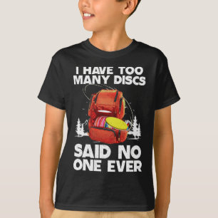 Camiseta Arte divertido de golf de disco para hombres mujer