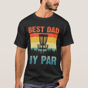 Camiseta Arte divertido de golf de disco para hombres Papá 