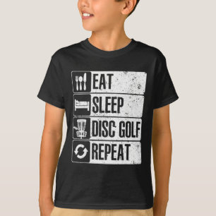 Camiseta Arte divertido de golf de disco para hombres y muj