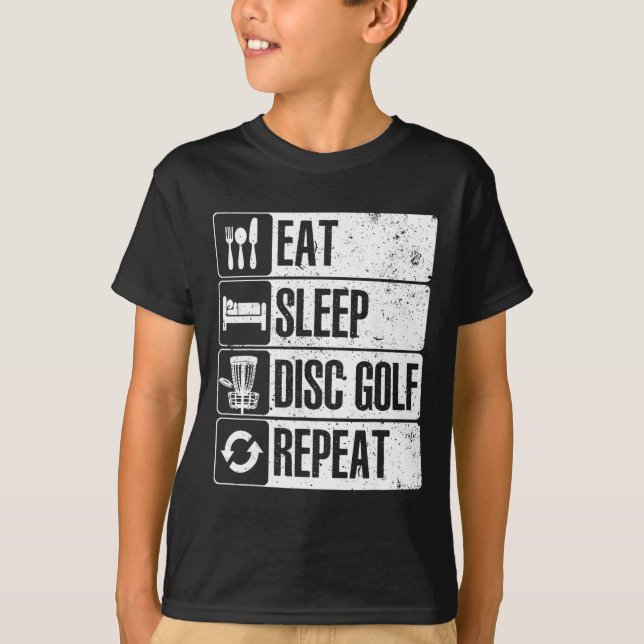 Camiseta Arte divertido de golf de disco para hombres y muj (Anverso)