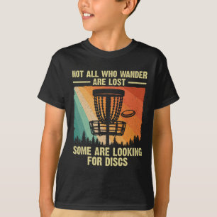 Camiseta Arte divertido de golf de disco para hombres y muj