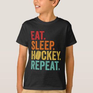 Camiseta Arte divertido de hockey para niños hombres adulto