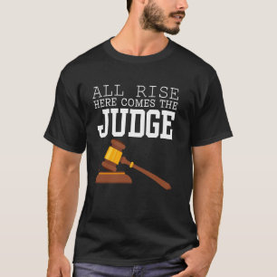 Camiseta Arte Divertido de Juez para Hombres Mujeres Ley Ju