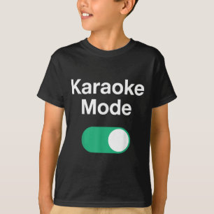 Camiseta Arte Divertido de Karaoke para Hombres Mujeres Can