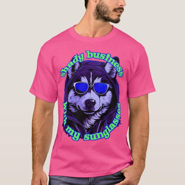 Camiseta arte divertido de mascotas (Anverso)