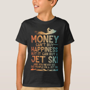 Camiseta Arte divertido de moto de agua para hombres mujere