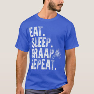 Camiseta Arte divertido de moto de cross para hombres y chi